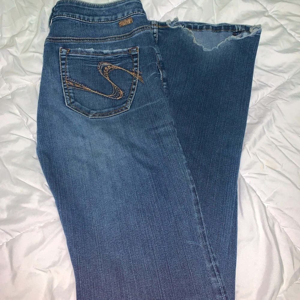 Silver Jeans Women's Boot Cut Jeans - Medium Blue Denim